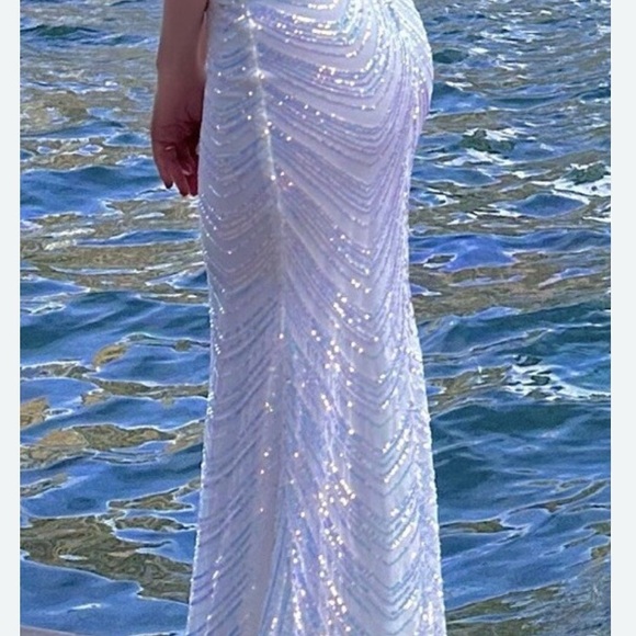 Windsor Iridescent Sequin Dress Women's Size Small - Picture 7 of 10